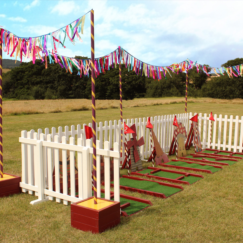 Circus Coloured Pole for Bunting/Festoon 2